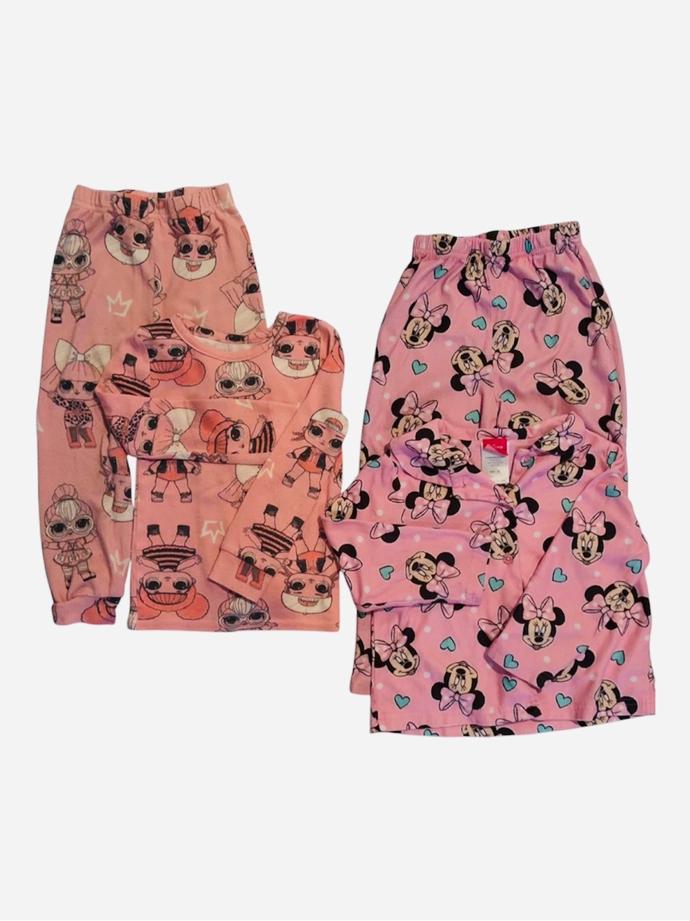 Toddler Girls Character Pajama Set | LOL Surprise / Minnie Mouse | Size 4T